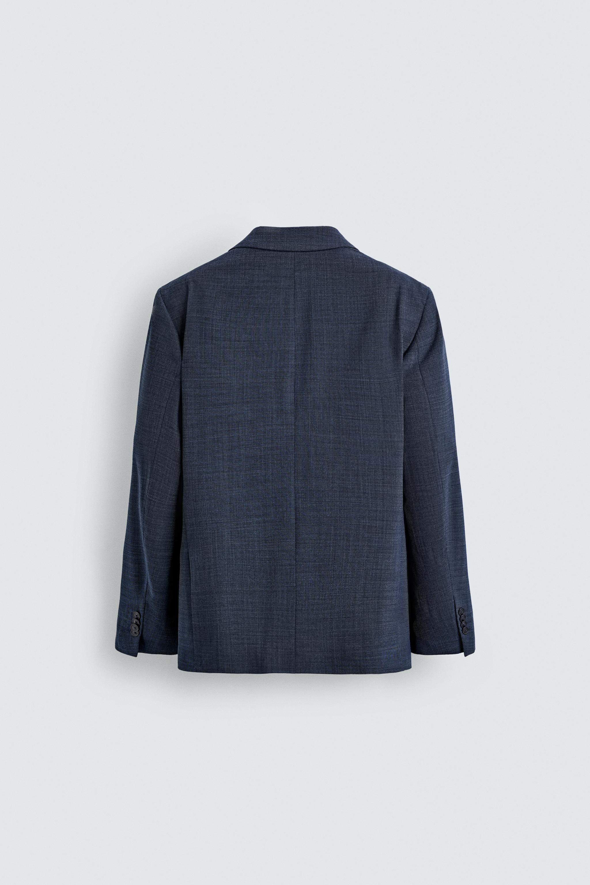 SLIM FIT WOOL BLEND BLAZER